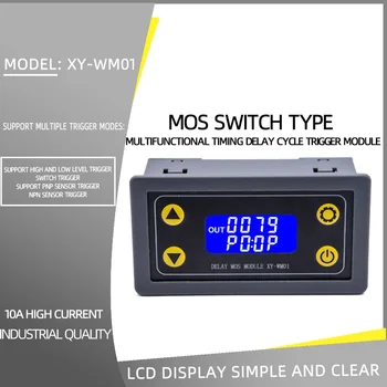 XY-WM01 богат на функции забавяне на стартиране на синхронизация на цикъл, управление на лампа MOS, разменени релеен модул 5v12v2v за arduino