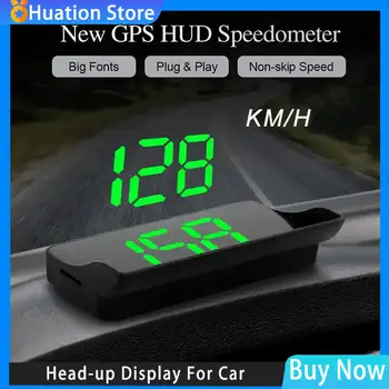 Авто централен HD-дисплей GPS за измерване на Скоростта на Скоростта на кмч Цифров HUD проекторът на предното стъкло за всички моторни превозни средства Аксесоари за авто електроника