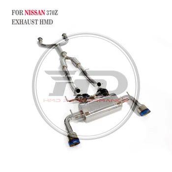 Авточасти от неръждаема тръба HMD изпускателна система за Nissan 350z 370z авточасти електронен клапан модификация на автомобила ауспуси