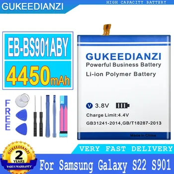 Батерия GUKEEDIANZI за Samsung Galaxy 4450 ма, 5900 ма, EB-BS901ABY, EB-BS906ABY, EB-BS908ABY, S22 Plus Ultra, S22Plus