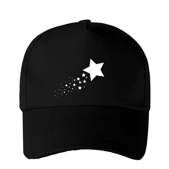бейзболна шапка с пятиконечным анимационни принтом, изработени по поръчка, Регулируем Детска шапка За момчета и момиченца, Солнцезащитная шапка в стил хип-хоп, Въведете вашия
