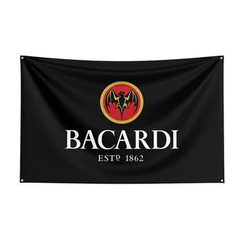 Бира банер с флага Бакардис 90x150 см, отпечатани от полиестер, за декор 1-подножието на знамена