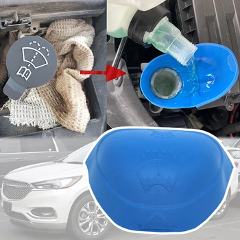 Бутилка за миене на предното стъкло на превозното средство, резервоара за измиване на екрана, Фуния, Заливная горловина за Buick Envision 2020 2019 2017 2018 2016 Enclave