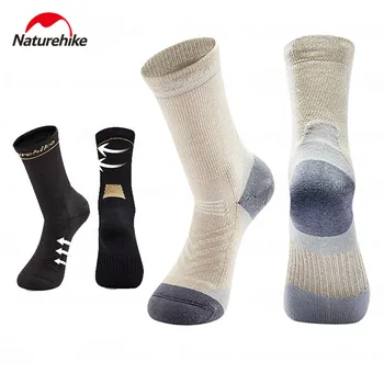 Бързо съхнещи спортни вълнени чорапи Naturehike, висока еластичност, запазвайки топлината, колоездене, чорапи, износоустойчиви, дишащи за мъже и жени