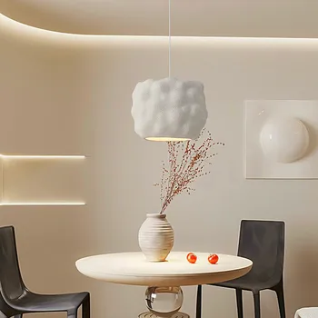 Висящи лампи Nordic Restaurant Wabi Sabi в Минималистичен E27 за кабинет, спалня, дизайнерско оформление на интериора, осветителни тела за бар