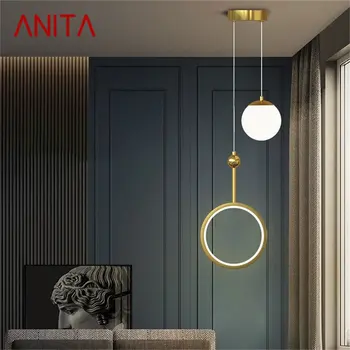 Висящи лампи на дени Nordic LED Модерна проста декоративна лампа за дома за хол