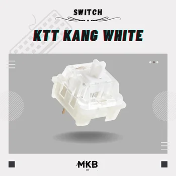 [ГОТОВ АСОРТИМЕНТ] Линейни ключове KTT Kang White v4 Превключвател за механични или игрални клавиатури - Linear