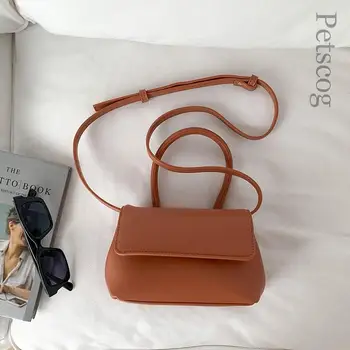 Ежедневни чанти за жени, лека луксозна квадратна мини чанта през рамо, дизайнерски обикновена чанта през рамо с капак, модни дамски новости