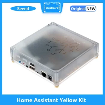 Жълт комплект Home Асистент с възможност за избор на CM4, SSD-диск, лента и сензор