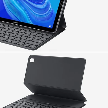За Huawei MediaPad M6 10.8, магнитен кожен калъф за smart-клавиатура с притежателя на
