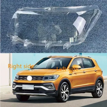 За Volkswagen VW T-Cross 2019 2020 2021 Корпус на фаровете на автомобила, капак фарове, обектив фарове, стъкло, фарове, капак на автомобил