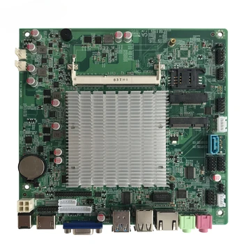 Икономичен процесор J1800 с четири ядра 2.66ghz GPIO СИМ-карта LVDS RS232COM Безвентиляторная дънната платка