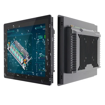 Интелигентен терминал Core i5-4300U 8GB 128GB с капацитивен сензорен контрол на 10,4-инчов Вграден Промишлени Панелна PC