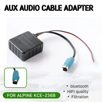 кабел-Адаптер Bluetooth, Aux-Приемник За Alpine CD Host KCE-236B 9870/9872 за Интерфейс за Въвеждане на Музика Aux Качество Hifi