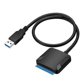 Кабел Лесен за твърдия диск, на USB-SATA 5 Gbit/s и USB 3.0 -SATA 2.5 /3.5 Кабел-адаптер IPFS за четене от твърдия диск
