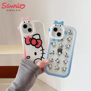 Кавайное Аниме Sanrio Здравей Kittys Y2K Pochacco Сладък iPhone 14 13 12 11 X Pro Max Plus Калъф За Телефон, Аксесоари, Подаръци, Играчки за Момичета