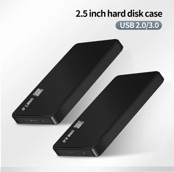 Калъф Hd Externo USB 3.0-2,5-Инчов SATA HDD SSD Корпус Външен Твърд Диск, Кутия за КОМПЮТЪР, Лаптоп, Смартфон PS5
