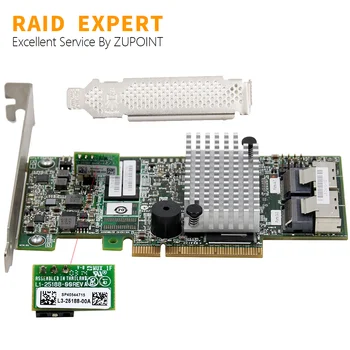 Карта на RAID контролер LSI MegaRAID 9272-8и с 8 порта на кеша 512 MB PCIe SATA/SAS Карта за разширяване на RAID 5 6 10 Ключа + 2 * Кабел SFF8087 SATA