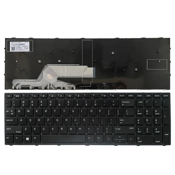 Клавиатурата на САЩ в черна рамка за HP ProBook 450 G5 455 470 650 G4