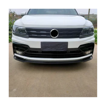 Колата е Лъскаво Черно, Под Предната част на Централната Решетка Молдинговые Апликации Капак, фарове за мъгла, Фаровете за VW Tiguan Rline 2017-2021