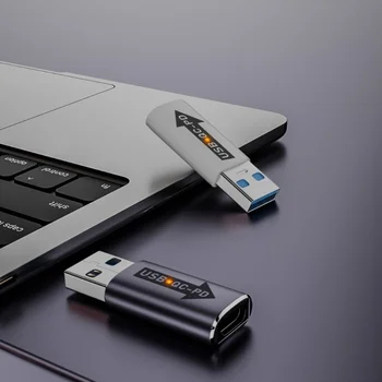 Конвертор USB Type C C USB Жена в USB Мъжки Адаптери за Лаптоп 10 Gbit/с Високоскоростен Пренос на Данни Подаване на Храна