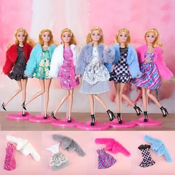 Кукла ръчно изработени 29 ~ 32 см, модерно рокля за 1/6 Кукли, ежедневно облекло, пола, за парти, Хубава рокля, дрехи за Барби кукли, аксесоари