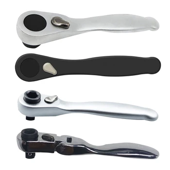 Мини-храповой ключ с 72 зъби от високо стомана, Мини-муфа ключ с механизма на палеца, ръчни инструменти за ремонт