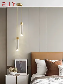 Модерен златен led окачен лампа 3 цвята Само Творчески Декоративен месинг Окачен лампа за дома спални