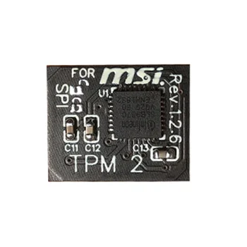 Модул за Кодиране за сигурност TPM 2.0 Дистанционно карта 12-Пинов Модул за безопасност на SPI TPM2.0 за Дънната платка MSI