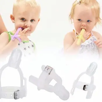 Нетоксичен силикон За бебета, Подходящ за детска пальчикового хранене, Регулируема Защитна лента, Ограничаване Смучене на детския ортеза ръце, смучене на китката