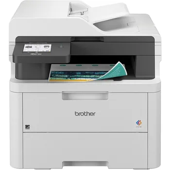 НОВ безжичен цветен принтер, Brother универсален MFC-L3720CDW с Качеството на печат, лазерно лечение, Възможност за копиране, Сканиране, изпращане на факс, двустранен печат, мобилен