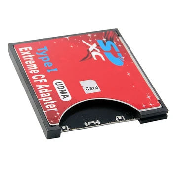 Нов калъф за SD карти-CF Поддържа Безжичен WIFI Адаптер за SD-карта Type i За Огледално-рефлексен фотоапарат Червен Цвят