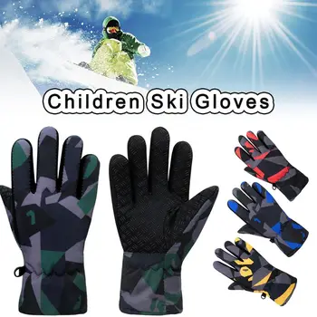 Нови детски зимни топли ръкавици за каране на ски, сноуборд за момичета и момчета, ветроупорен, водоустойчив, утолщают, задържат топлината през зимата Задължително