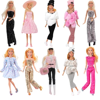 Облекло в стил NK Mix за Барби кукли, аксесоари за дрехи, дрехи за 1/6 BJD Blyth, миниатюрни предмети за куклена къща, играчки за момичета, JJ