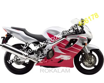 Обтекател на Купето спортен велосипед CBR600 99-00 За Honda CBR600 F4 1999-2000 Бели и червени Обтекатели (шприцоване)