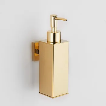 Опаковка сапун Златна опаковка течен сапун за ръце в банята/опаковка сапун за кухня Бутилки за шампоан от неръждаема стомана