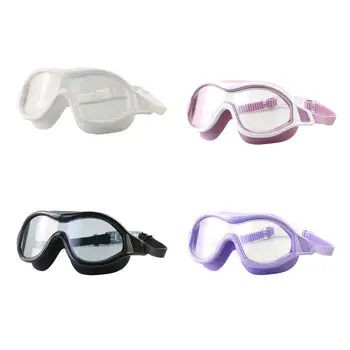 Очила за плуване за възрастни, очила за плуване със защита от замъгляване, очила за гмуркане, широка дограма, голяма дограма, удобна за жени на басейна, на открито