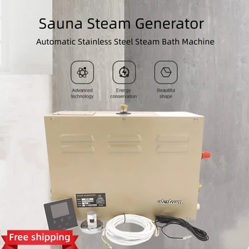Парогенератор за сауна и спа серията AT 12/15/18 кВт за домашно парен душ с цифров контролер, апарат за парна баня, сауна и СПА