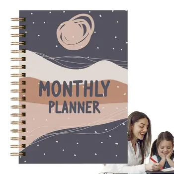 Планиране Календар Книга Планер таймменеджмента с месечната гледане на Планер таймменеджмента за организацията на времето и задачите за бебето