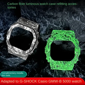 Подходящ за малки квадратни часовници G-SHOCK / 35th Anniversary Casio GMW-B5000, корпус от модифициран от въглеродни влакна, аксесоари