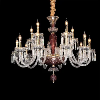 Полилей TEMAR в европейски стил, led подвесная свещ, кристални осветителни тела, луксозни осветителни тела за дома, хол