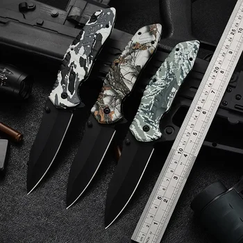 Походный преносим steel сгъваем джобен нож за мъже с висока твърдост за оцеляване на открито, самозащита, военни тактически ножове