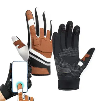 Ръкавици за планински велосипеди, Отразяващи Ръкавици за езда в шоссейном мотор, ръкавици с подплата за пълни пръсти, мека противоскользящий амортизирующий сензорен екран