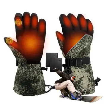 Ръкавици с електрическо подово отопление отопление ръкавици с 3-високоскоростен широк диапазон отопление, Електрическа топло за ръце, Затопляне ръкавици За риболов
