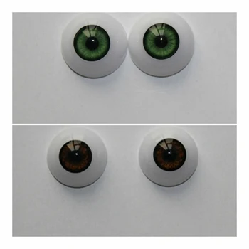 Силиконови аксесоари за кукли-Реборна Аксесоари за изкуствени очи САМ Акрилни очите Изкуствените очи на кукла-бебе кафяв зелен
