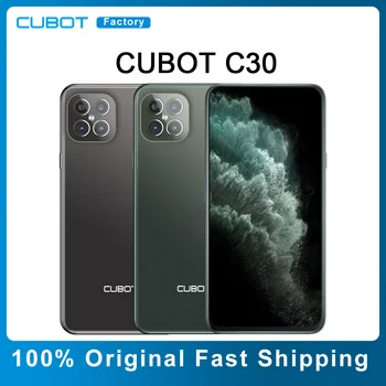 Смартфон CUBOT C30 Global 4G LTE Хелио P60 256GB 48MP Задната Четырехъядерная Камера Android 10 С акумулаторна Батерия NFC 4200mAh
