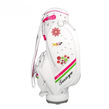 Стандартна чанта за голф с голям капацитет, водоустойчиви дамски чанти за голф, пътна авиационна чанта, бродирана чанта за съхранение на Lady Club TBZB002