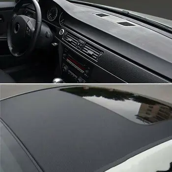 Стикер върху бронята на колата на Фолио върху крилото на Вътрешната Vinyl Водоустойчив Филм Подмяна на 3D Аксесоари в стила на въглеродни влакна