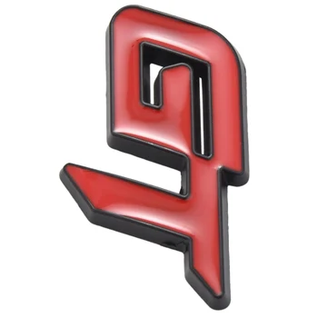 Стикер с логото на 3d Gt, модни стикер за декор на автомобила Ford Mustang Focus 2 3 Fiesta Ranger Mondeo Mk2, червен + черен