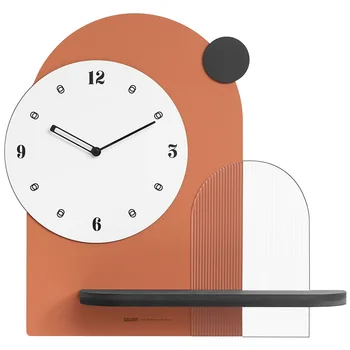 Творчески стенни часовници Mandelda за хола Модерни Прости Леки Стенни часовници с луксозна обстановка 2023 Нови Домашни декоративни стенни часовници
